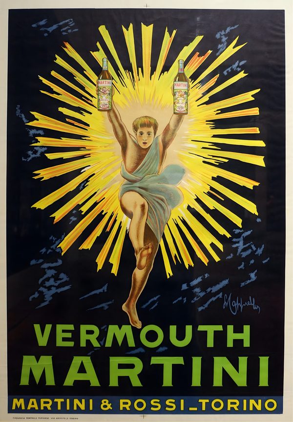 Vermouth Martini (1901) — vintage Belle Époque poster by Martini & Rossi, Torino, fine art giclée print